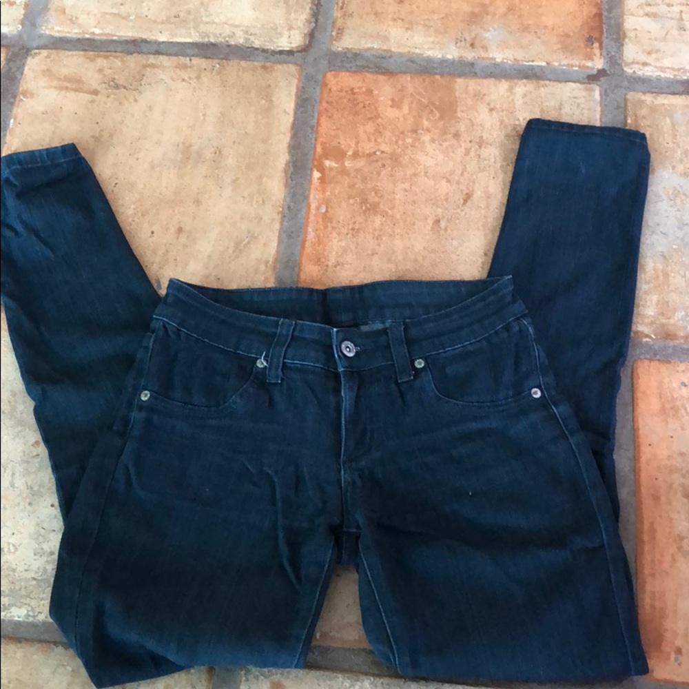 LA Carmar Skinny Jeans sz 25 mid rise denim